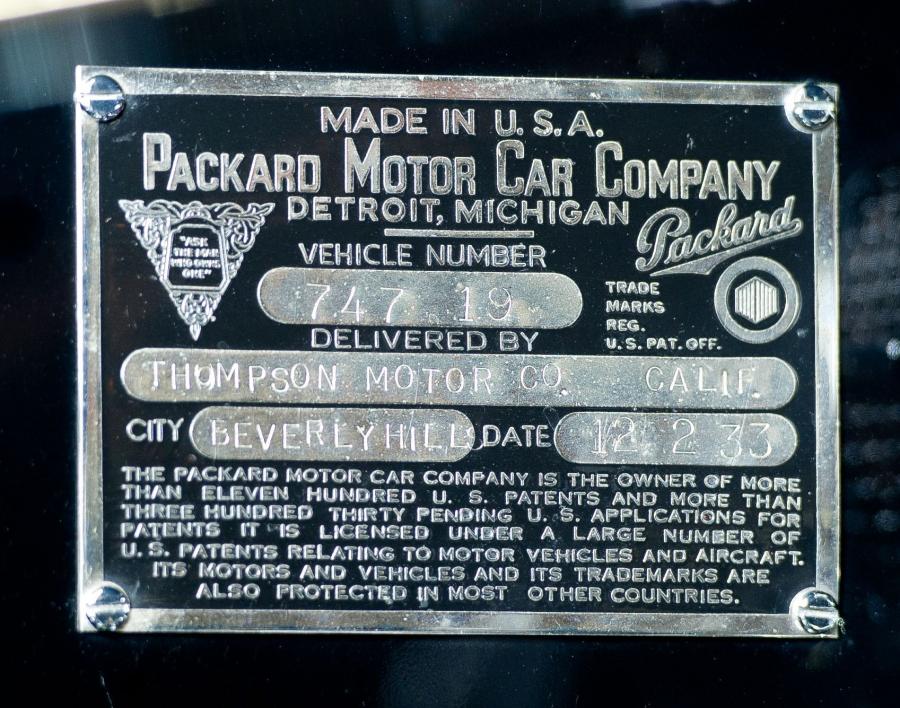  Packard Twelve Convertible Victoria by Dietrich 1934 года  (фото 9 из 39)